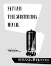 Thumbnail Sylvania Electron Vacuum Tube Substitution Book Radio TV Thumbnail Sylvania Electron Vacuum Tube Substitution Book Radio TV