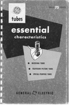 Thumbnail GE Essential Vacuum Electron Tube Catalog Book Radio TV Thumbnail GE Essential Vacuum Electron Tube Catalog Book Radio TV