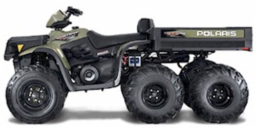 Product picture 2007 Polaris 500 6x6 ATV Complete Service Manual